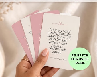 Muslim Mother Gift, Islamic Gift for Mom, Islamic Printable Cards, Dua Cards Printable, Muslim Mom Gift, Motherhood Ibadah Cards
