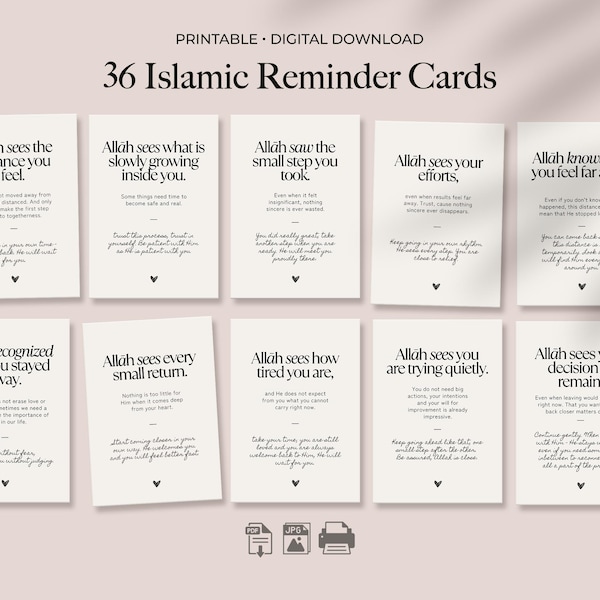 Muslim Islamic Greeting Cards - Etsy