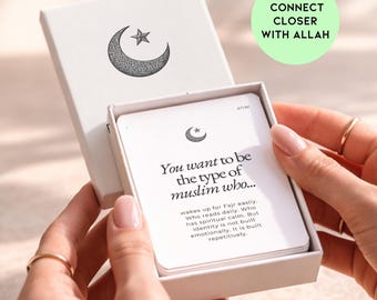 Islamic Affirmation Cards | Daily Muslim Reminders, Spiritual Growth (PDF Download)