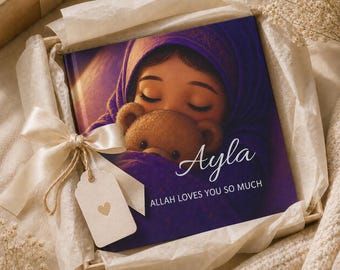 Personalized islamic Storybook, custom muslim gift, Custom muslim Children's Book, Keepsake Bedtime Story, Aqiqah Gift