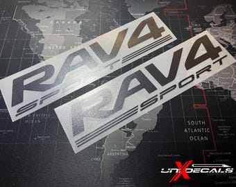 Calcomanía para puerta deportiva Rav4 (2 unidades)