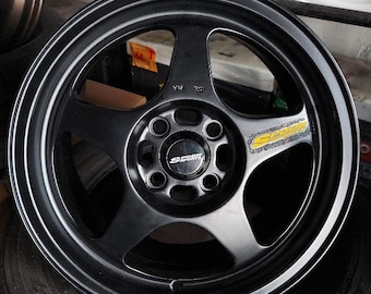 5 pegatinas para ruedas deportivas con forma de cuchara