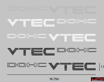 Juego de calcomanías DOHC VTEC