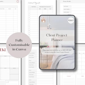 Interior Designer Client Project Planner | Printable Planner | Home ...