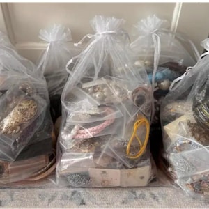 Mystery 1lb Costume Jewelry bag! Vintage to Now! Wearable!! Necklaces, rings, earrings, bracelets, pendants, pins, watches! Fun and unique!!