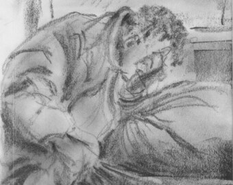 Homeless Man Drawing Etsy Homeless Man Drawing Etsy
