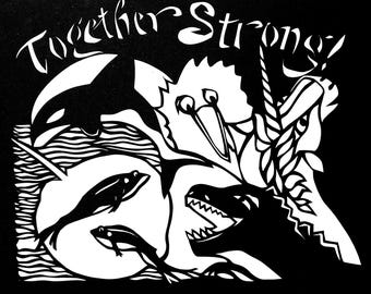 Together Strong! Protest Resist Solidarity - Portland Solidarity Card