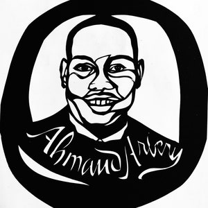 WE CAN'T BREATHE Serie - Ahmaud Arbery Erinnerungskarte - Pay It Forward
