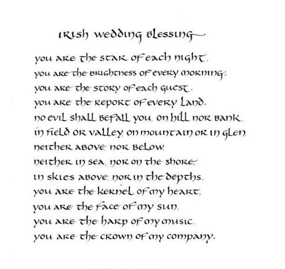 Image result for irish wedding blessing