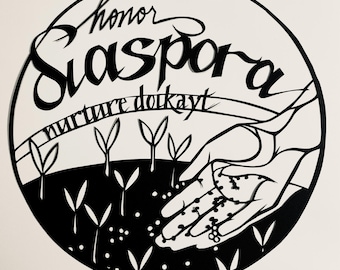 Honor Diaspora - Nurture Doikayt - papercut artwork