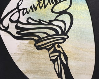 Sanctuary - papercut artwork