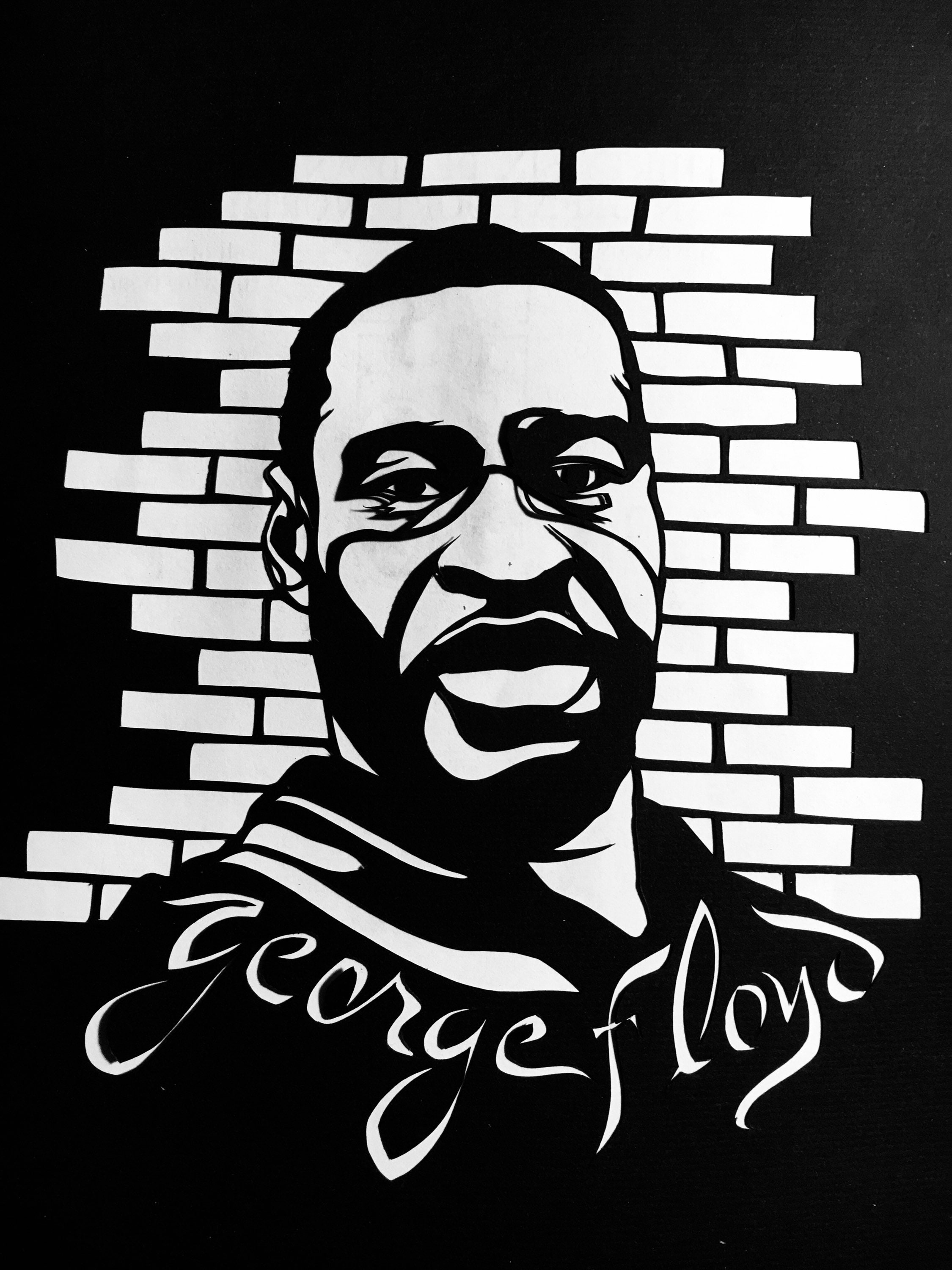 WE CAN'T BREATHE series - George Floyd Commemorative Card -  Pay It Forward