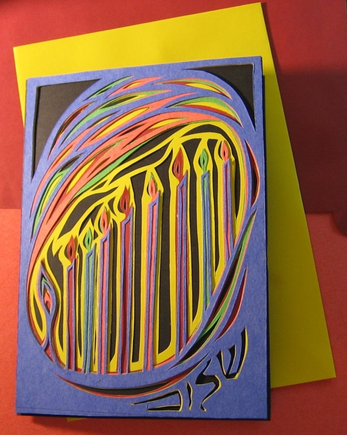 Frameable Papercut Card Your Images My Original Design Etsy