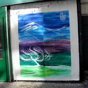 PIF PEACE-kaart - Olijfboom - herdenking van NY Street Ad Takeover - okt 2009 - 5,5 x 8,5 inch - envelop inbegrepen