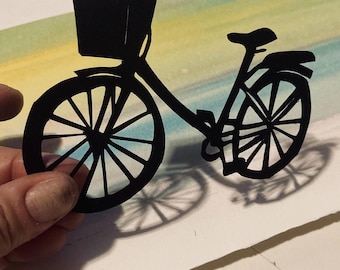 Bikes rule! Little paper bike