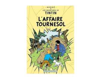 Kuifje stripboek “De Zonnebloemaffaire”