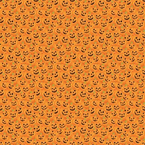 Halloween Fabric | Gnomes Night Out Packed Orange Pumpkin | Northcott YARD