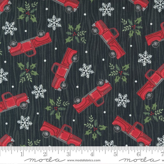 Holiday Christmas Moda deb Strain 56004 14 Christmas Fabric Fabric Quilting Fabric Home Sweet Holiday