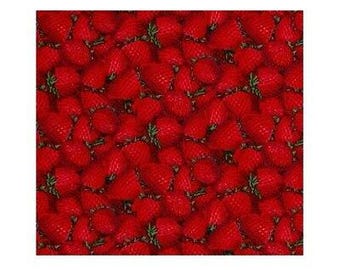 Fabric Traditions - Packed Red Strawberry - Cotton YARD