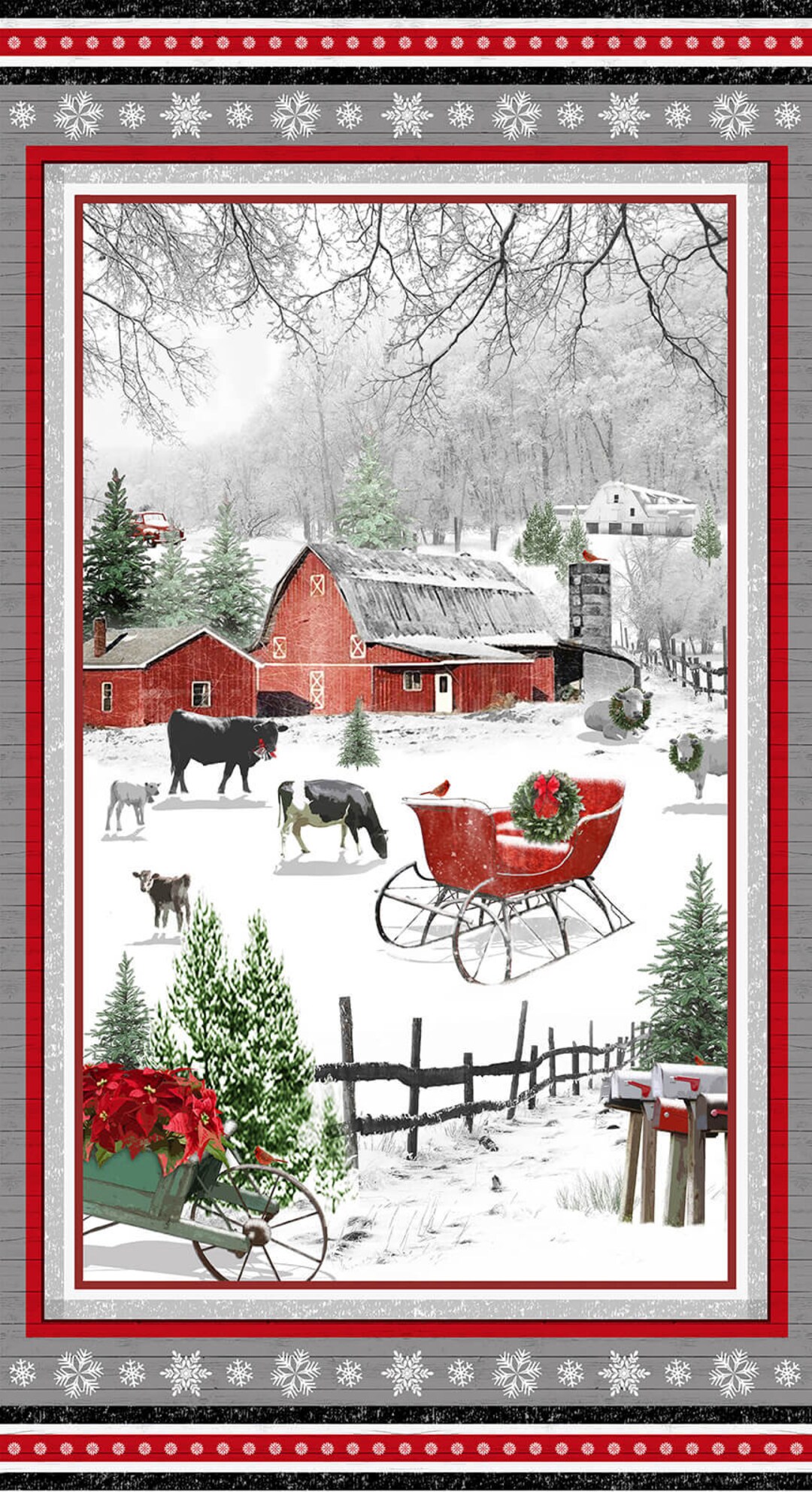 23 Fabric Panel Henry Glass Christmas Holiday Etsy