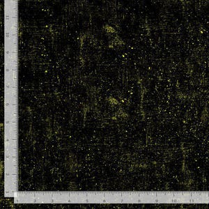 Gilded Plume Fabric | Golden Metallic Texture Black | Timeless Treasures YARD