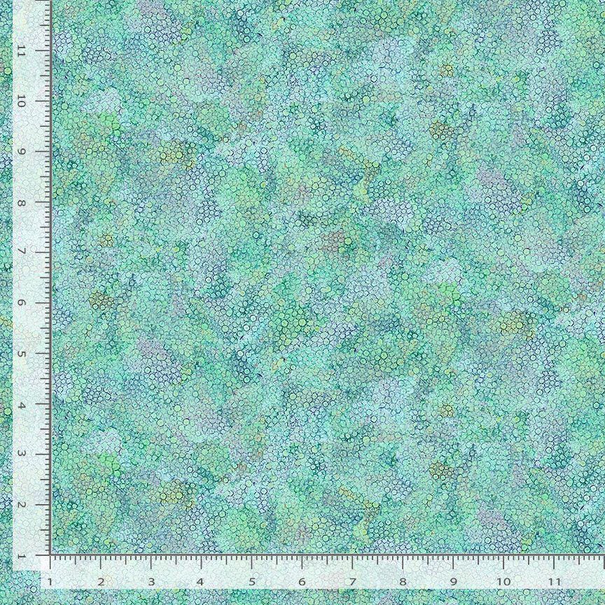 Garden Delight Fabric | Bubble Texture Aqua Blue | Timeless Treasures ...