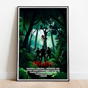 Predator Print, Predator Poster, Sci-fi Movie Poster, Movie Posters, Movie Wall Art