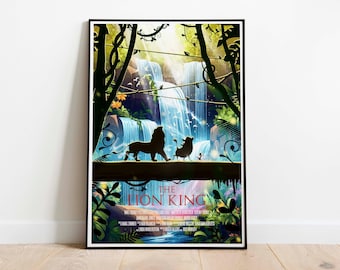The Lion King Print, Lion King Poster, Animated Movies, Movie Posters, Movie Wall Art