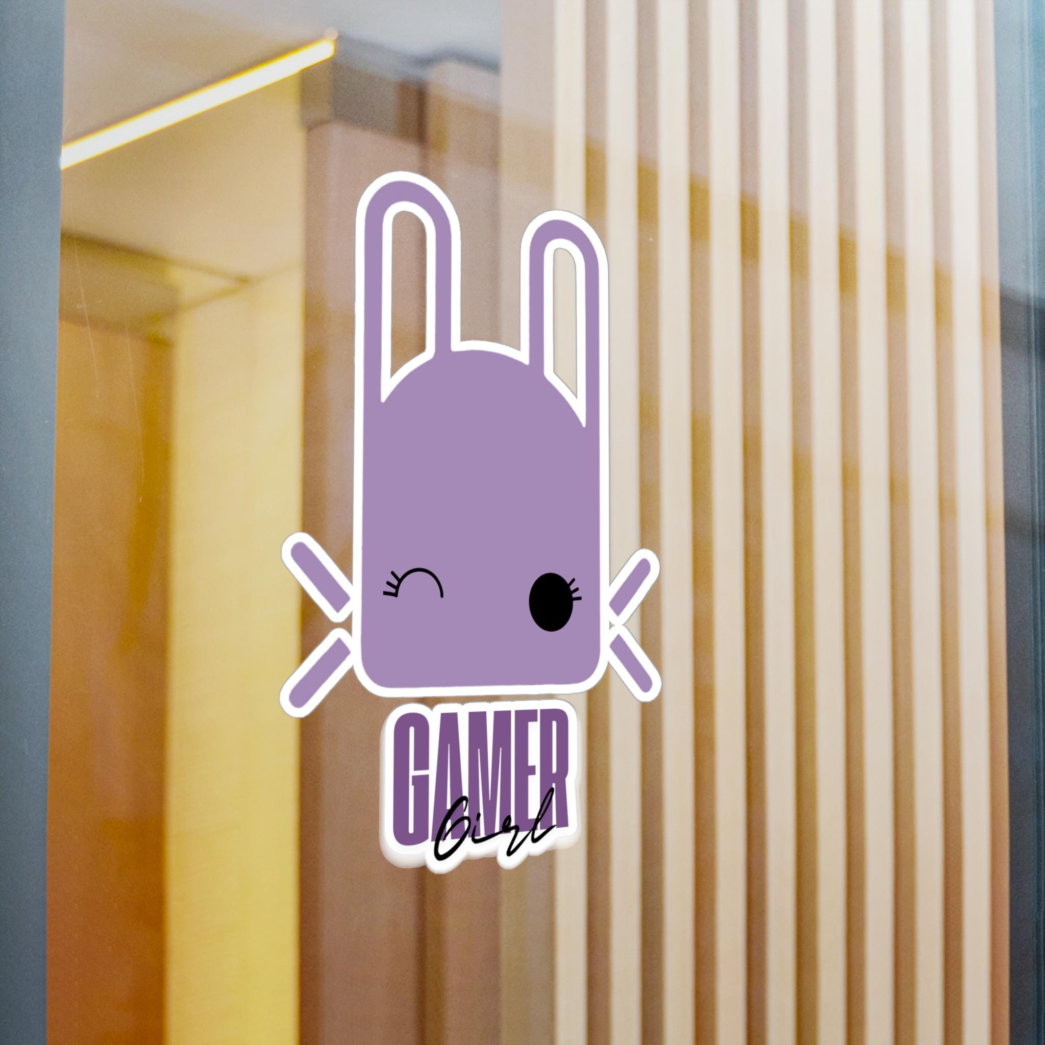 Jade Rabbit Sticker Jade Rabbit Gamer Girl Vinyl Decal | Lavender Bunny Sticker for Destiny ...