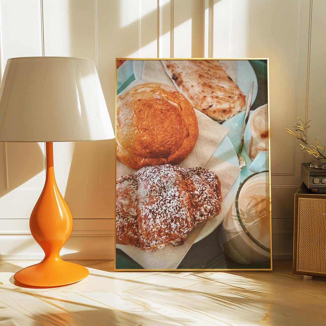 Vintage Italian Wall Art Retro Wall Art Trendy Wall Art Digital Wall