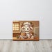 Bunny Rabbit Baking Cake Kitchen Canvas Art | Dining Room Chef Art ...