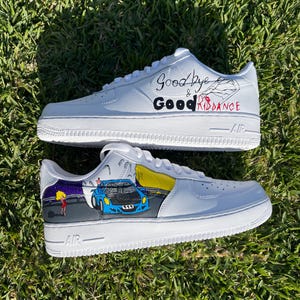 Custom Juice Wrld Nike Air Force 1, Custom Air Force 1, Shoe Customs, Painted Nike Air Force 1
