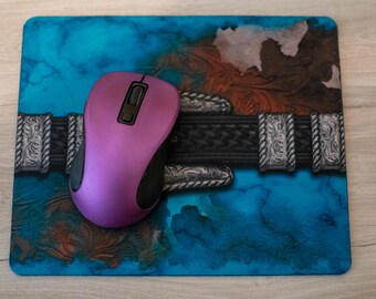 Mouse pad, sublimation, country, belt, cow