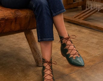 Zapatos de elfo de cuero: disfraz medieval de cosplay, zapatos para el festival de la Feria de Ren