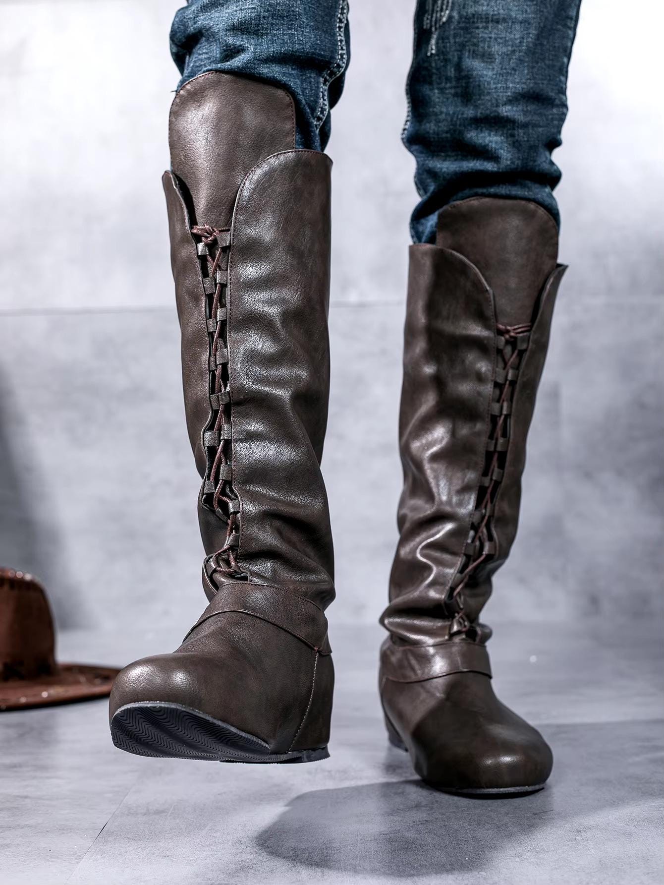Medieval Ren Faire Boots, Renaissance Pirate Boots, Costume