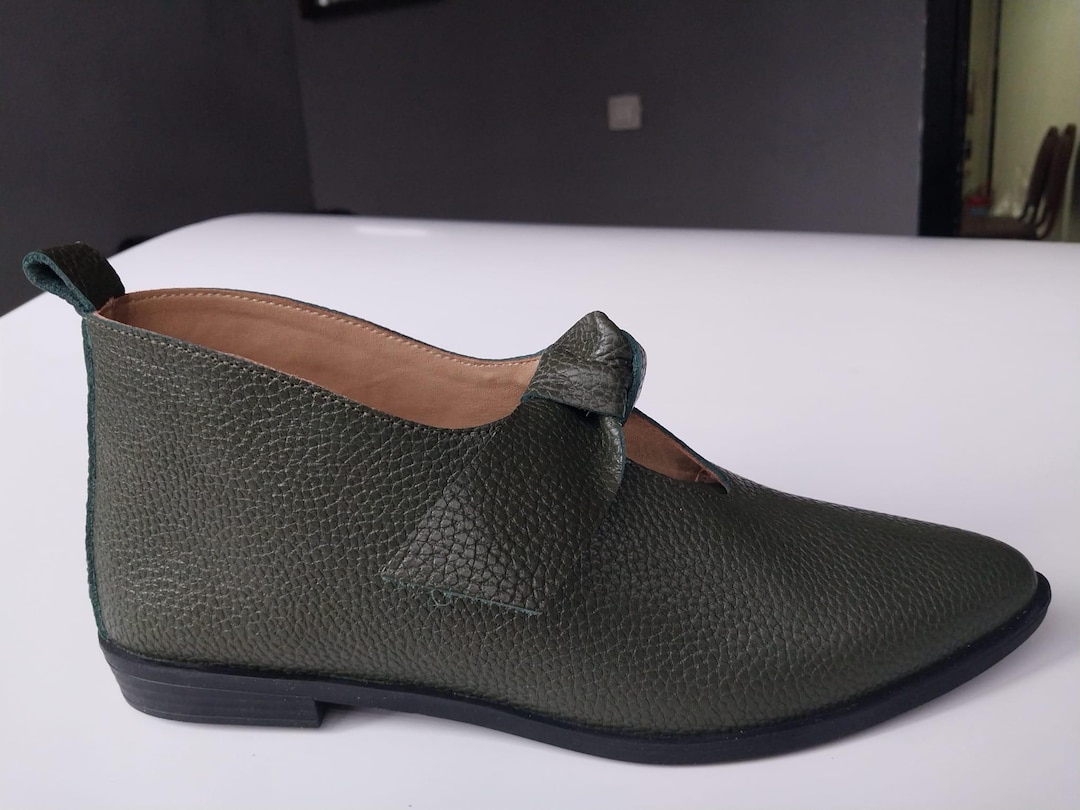 Handmade Genuine Leather Ankle Boots – Women's Short Black Booties ...