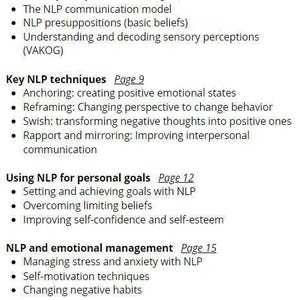 Neuro Linguistic Programming, Personal Development, NLP Techniques ...