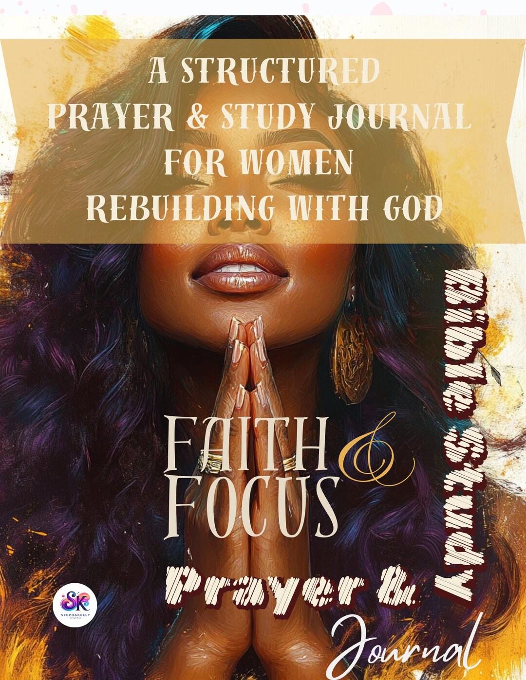 Faith & Focus Prayer Journal for Women | Bible Study Planner (digital ...
