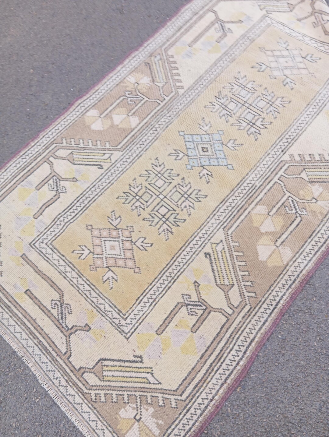 3x4 Rug,3x4 Vintage Rug,small Rug,wool Rug,rugged Doormat,anatolian Rug ...