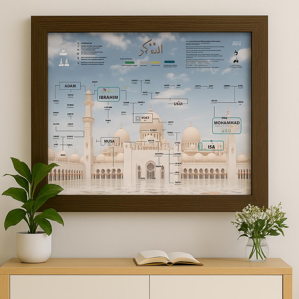 Islam Tree Prophets Poster Islam – Family Tree, Characteristics & Names – 25 ...