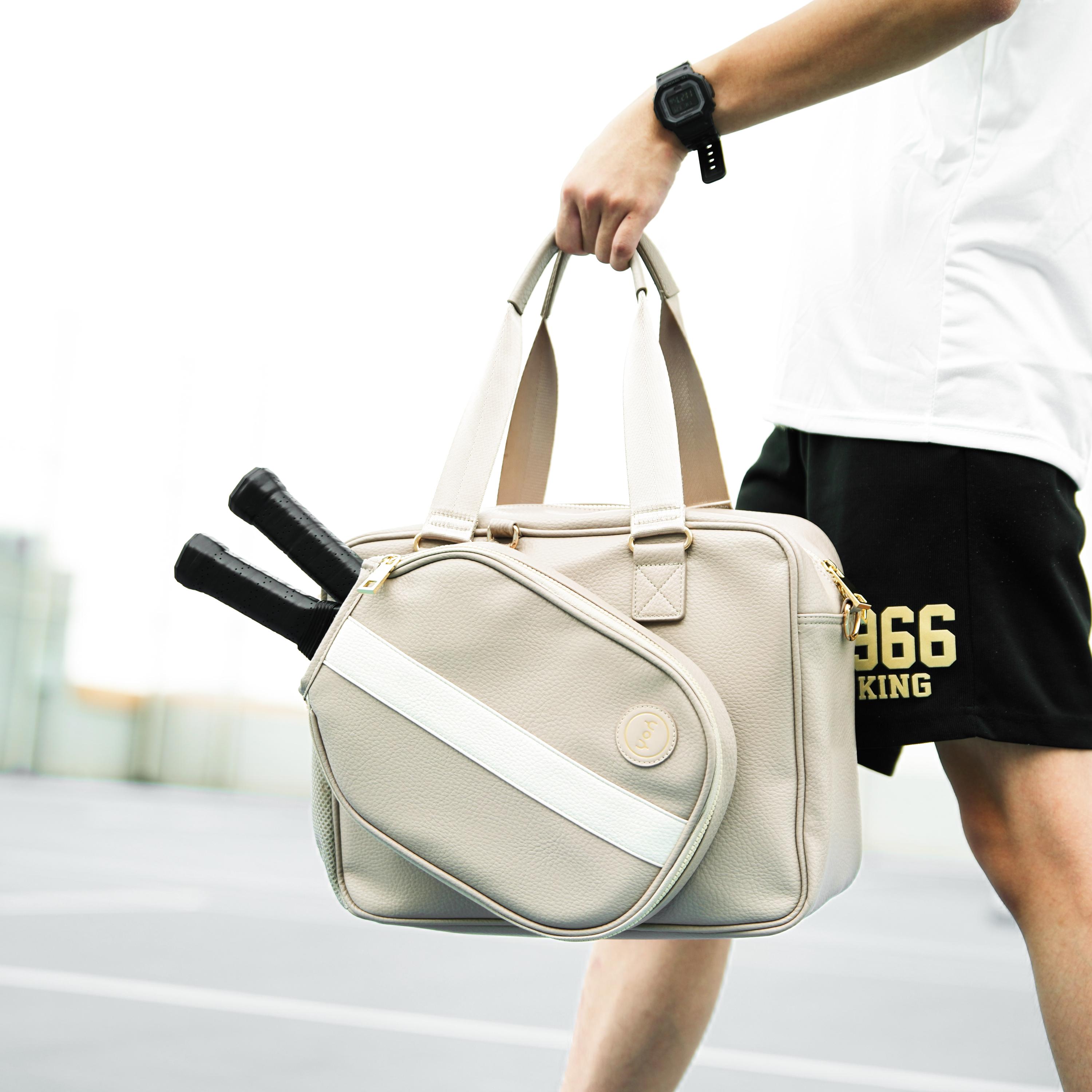 Harmony Pickleball Tote Bag | Vegan Leather Sports Bag for
