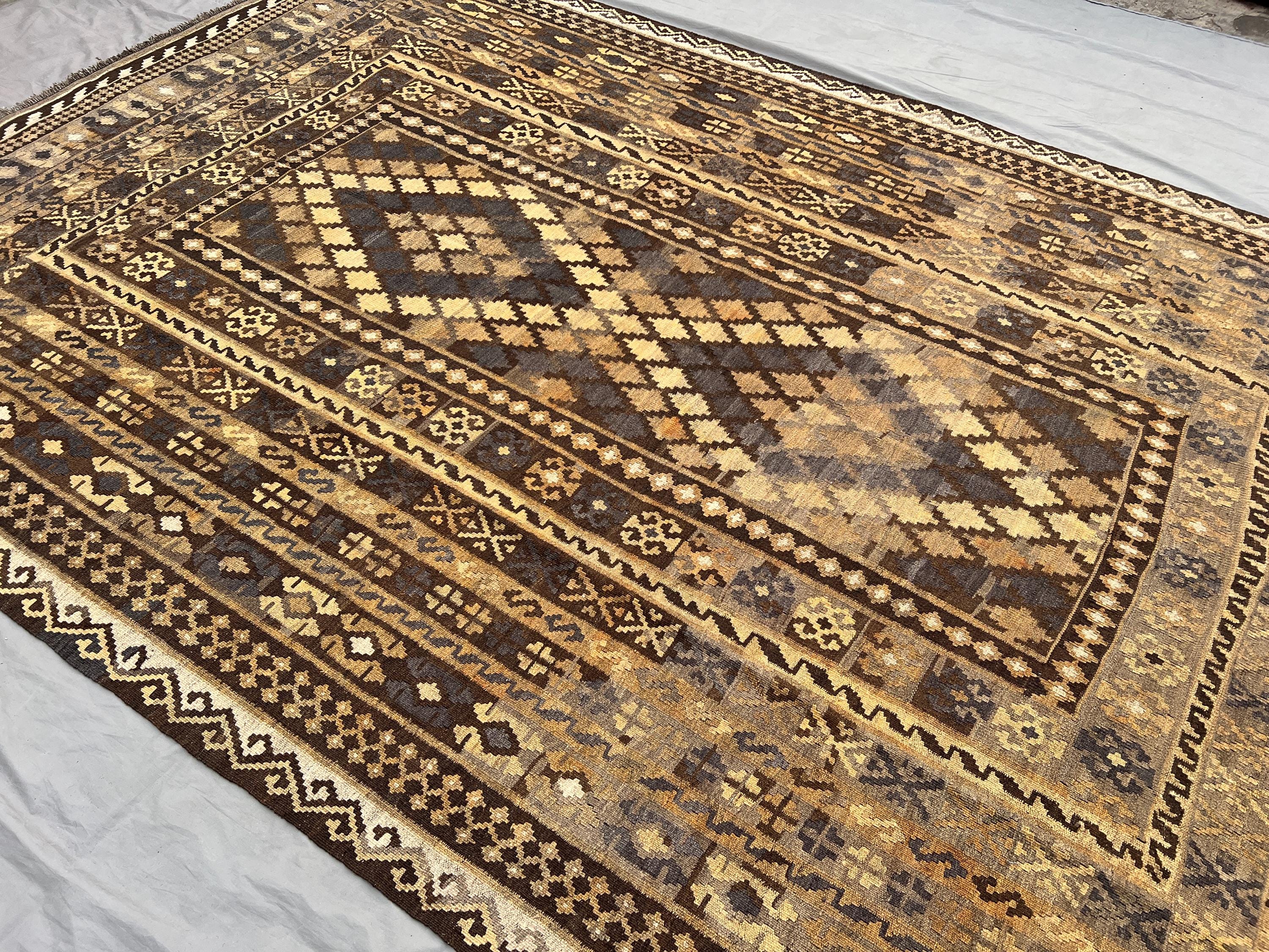 Antique Afghan Rug - Etsy Antique Afghan Rug - Etsy