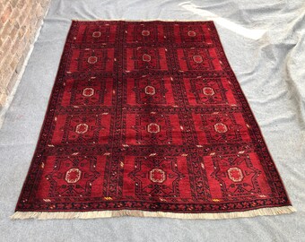 ⚫︎Vintage rug⚫︎114cm×47cm トルクメン絨毯 アフガン ⚫︎Vintage