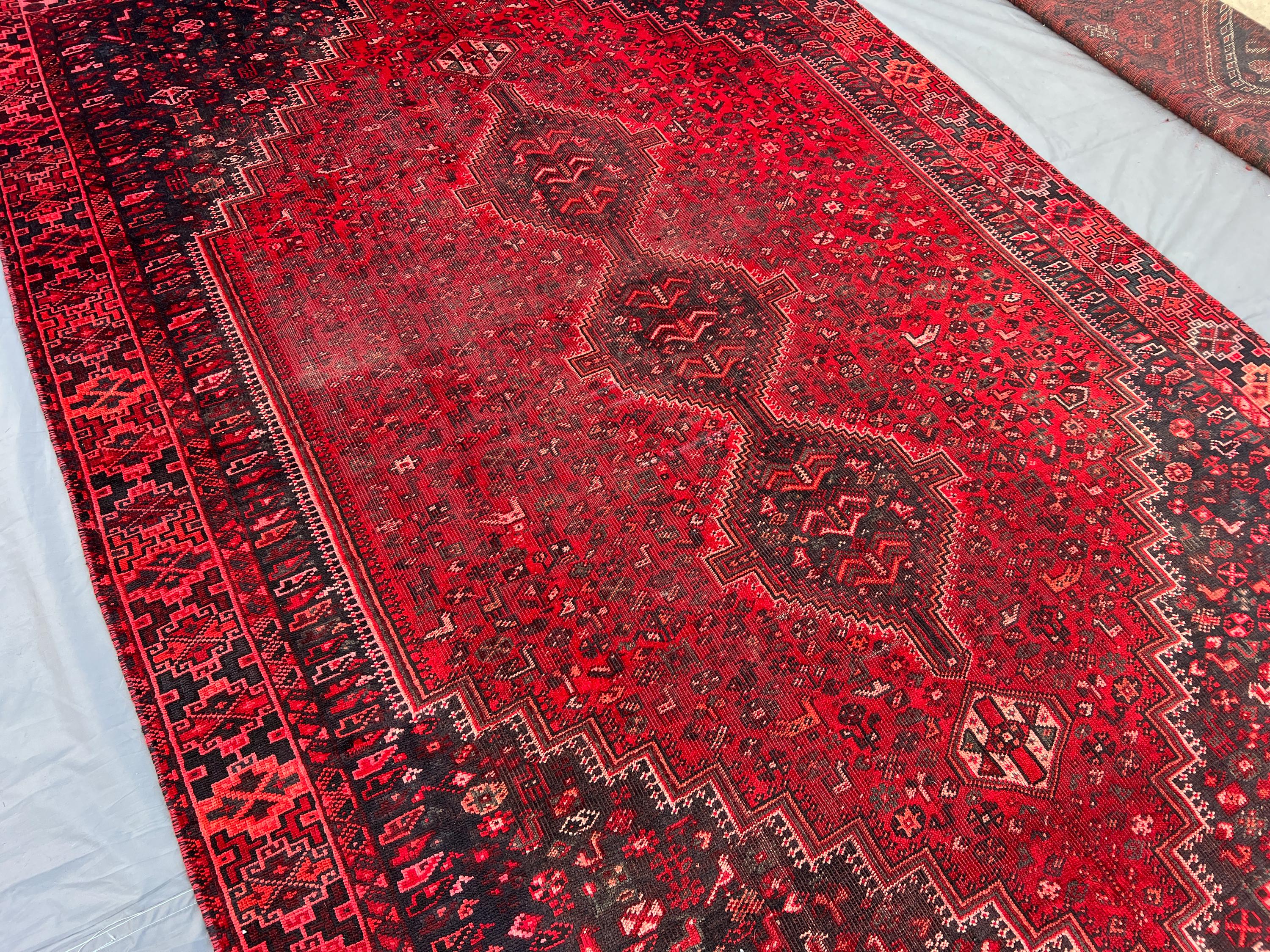 Exquisite Antique Turkish-Inspired Caucasian Rug 6'3x9'6 Hand-Knotted Wool Masterpiece, Rare Medallion Design Elegant Oriental Art Decor Rug