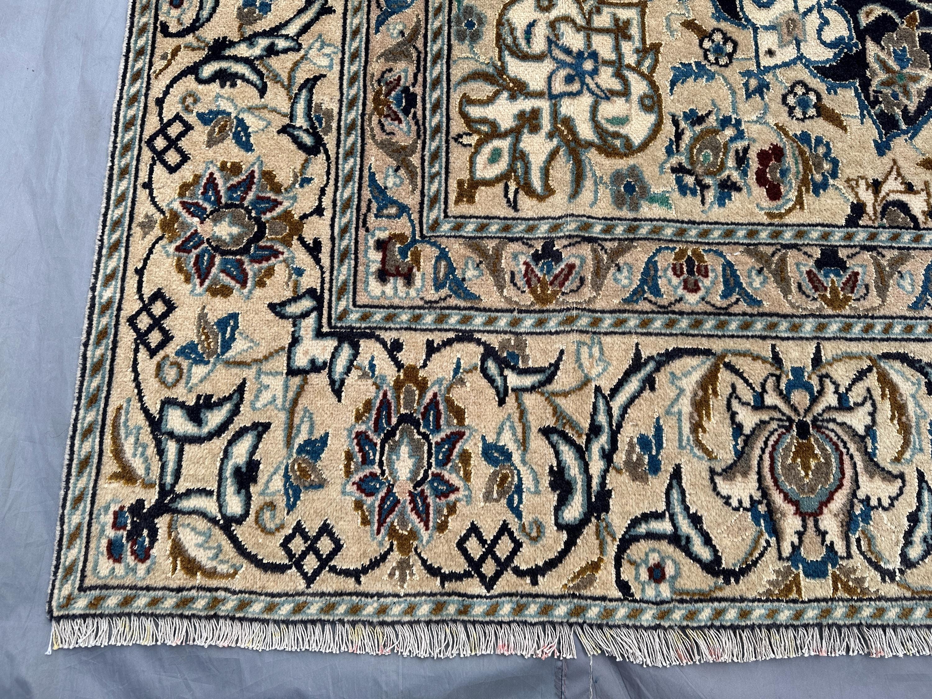 幾何学模様のウールラグ　トルコ製 アンティーク トルコ製 手織りラグ 6x10 幾何学模様 ウール エリア