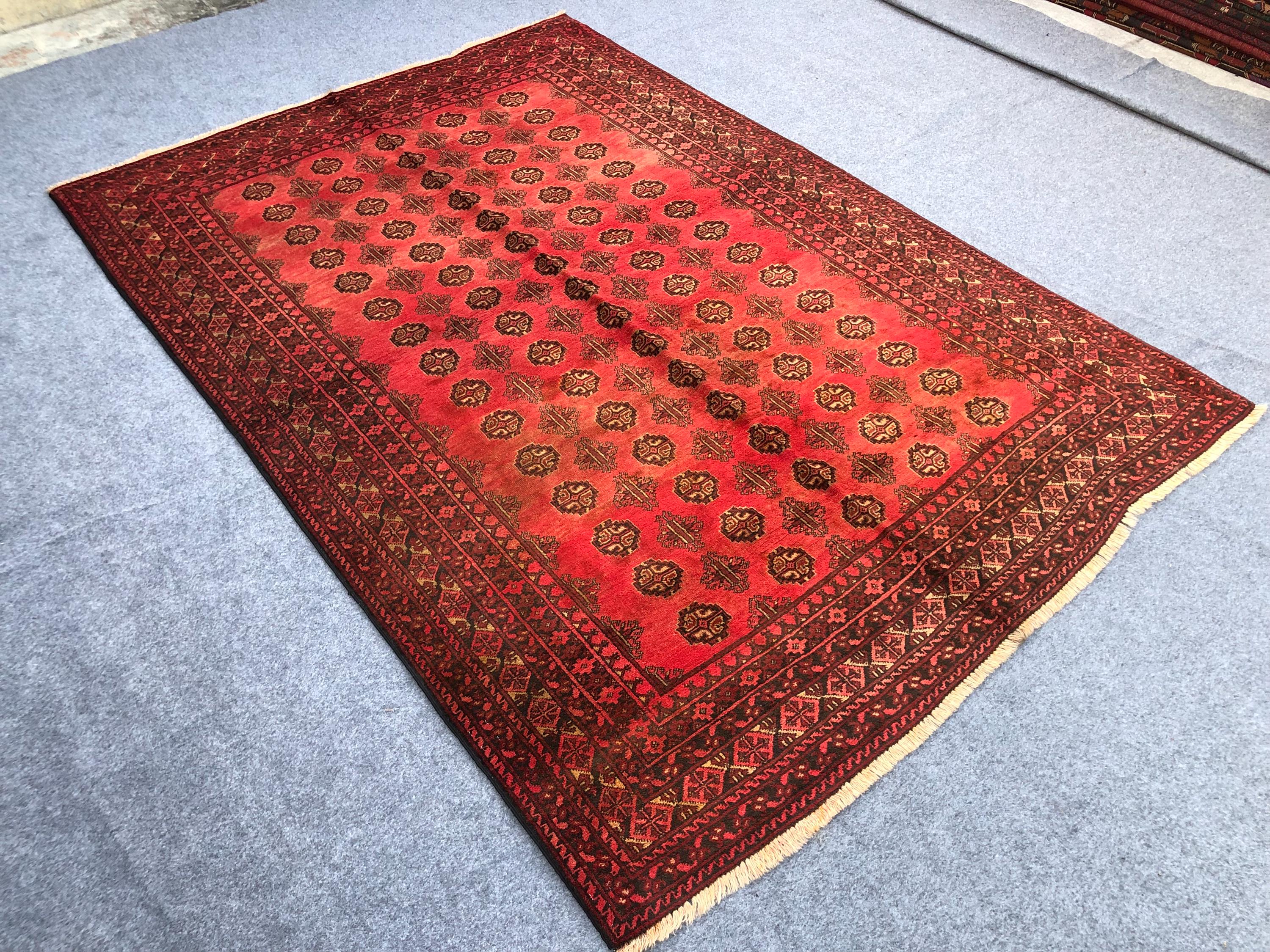 5x8 Ft Antique Handmade Rug / Turkmani Mora gull rug / old vintage rug / Gorgeous handmade rug / Super Area rug /Area room rug 169x246 cm