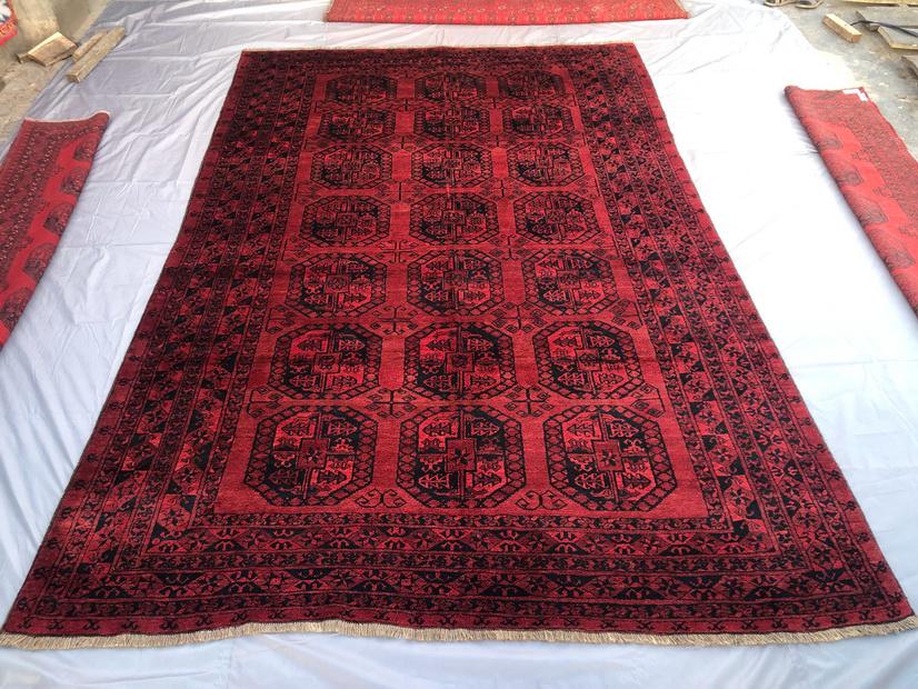 7x12 Ft Antique Handmade Rug / Turkmen Bukhara rug / vintage Antique rug / Gorgeous Moroccan rug / Area rug /living room rug/ tribal rug