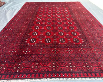 3'8x5'0 ft ヴィンテージ トルクメン ノマディック パルダ ラグ