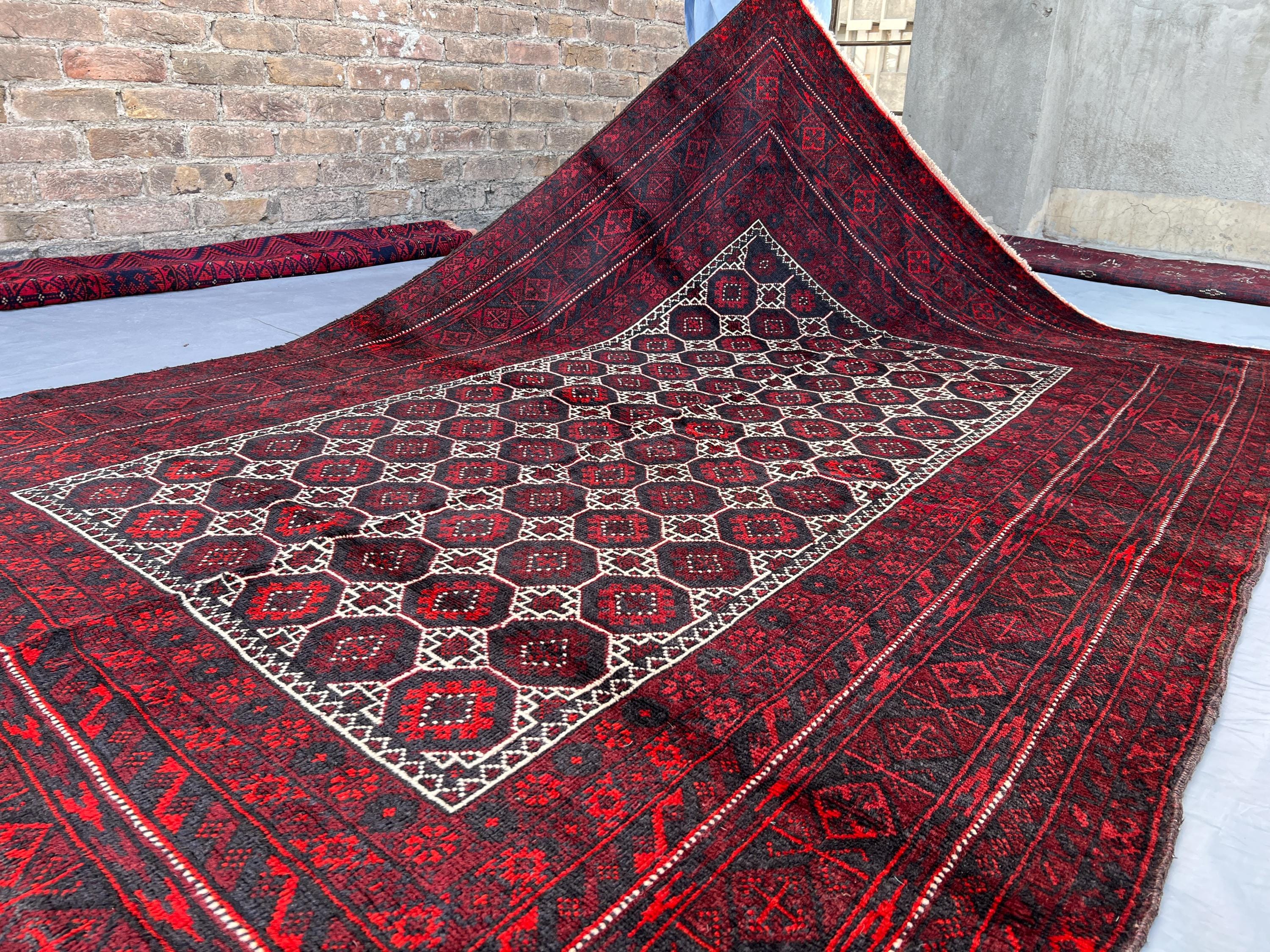 5x8 アンティーク バルーチ・コウダニ ラグ | トライバル ハンドノット