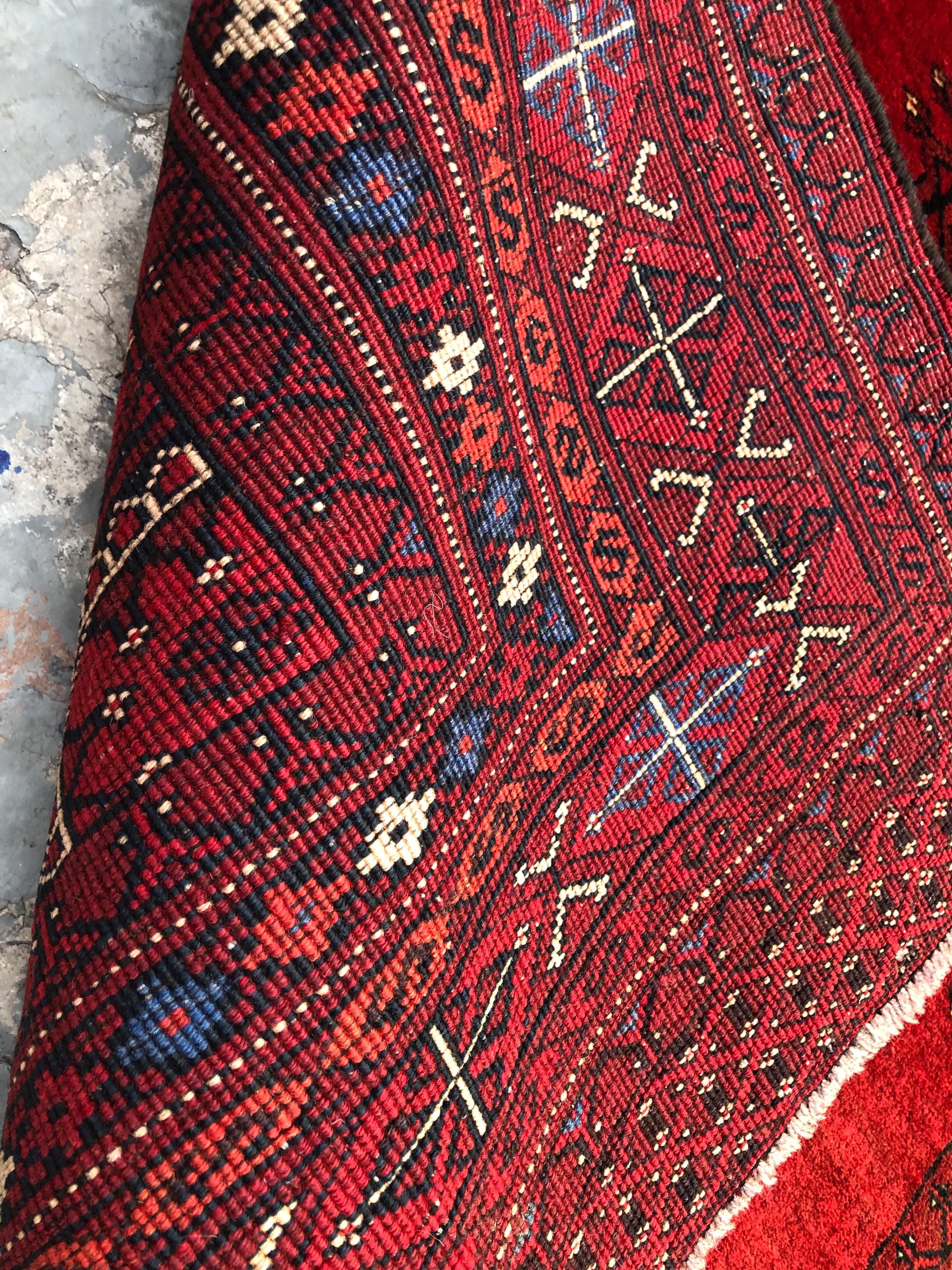 4x6 アンティーク エルサリ トルクメンラグ | ハンドノットウール